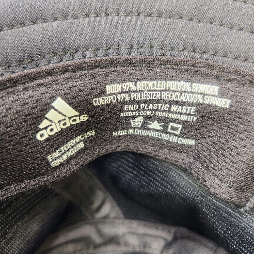 Adidas Aeroready Victory Bucket Hat Black Sun Protection Outdoor One Size Hiking - Picture 10 of 13